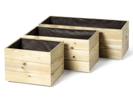 Jardinière en bois EVA