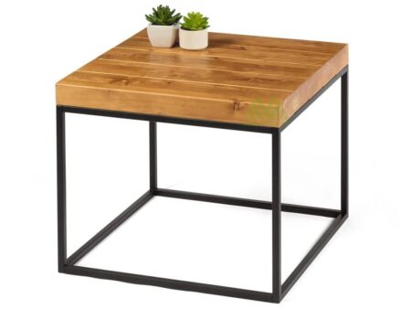 Table basse bois IVETTE 60x60cm