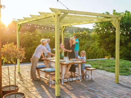 Pergola bois AUBERVILLIERS