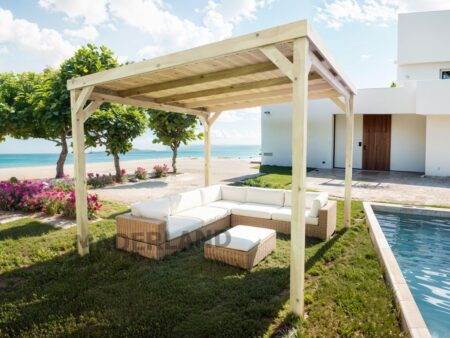 Pergola couverte bois DIJON