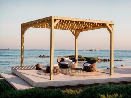 Pergola semicouverte bois TOULOUSE