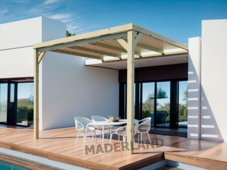 Pergola semicouverte bois MONTPELLIER