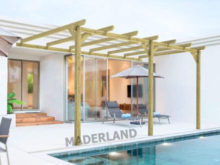 Pergola bois adossée ORLÉANS