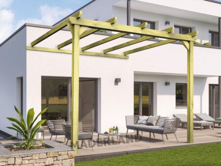 Pergola bois adossée SAINT-DENIS
